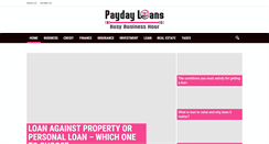 Desktop Screenshot of paydayloansbbh.com