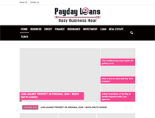 Tablet Screenshot of paydayloansbbh.com